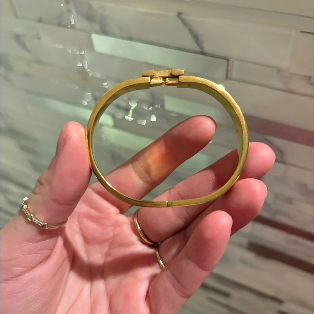 Hermes Gold and Black Bracelet - Picture 2 of 6